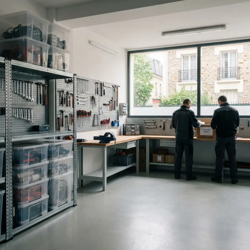 Débarras de cave, grenier et garage