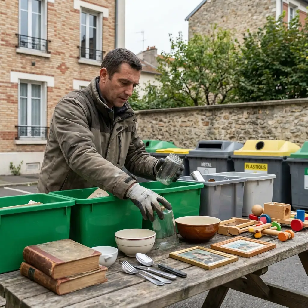 Sorting, recycling, and valuing items