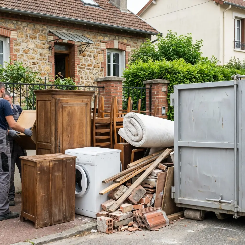 Enlèvement d’encombrants et gravats