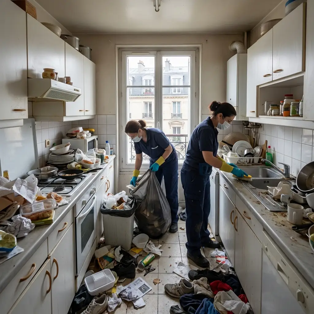 Nettoyage Diogène et logements très insalubres